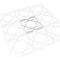 Ekena Millwork Small Lakewood Decorative Fretwork Wall Panels in Architectural PVC, 11 3/8"W x 11 3/8"H x 3/8"T WALP12X12LWD - alternate 4